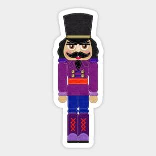 Felt Look Nutcracker III | Cherie's Art Original (c)2020 Sticker